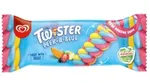 Twister Peek-a-Blue pack photographed horizontally, showing the new ice cream’s fun shape and colour combination