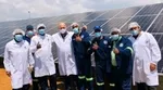 Unilever team beside recent successful solar installation in South Africa 